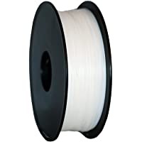 Los mejores  - GEEETECH Filamento PLA 1.75mm para impresión 3D- 1kg Spool- Blanco